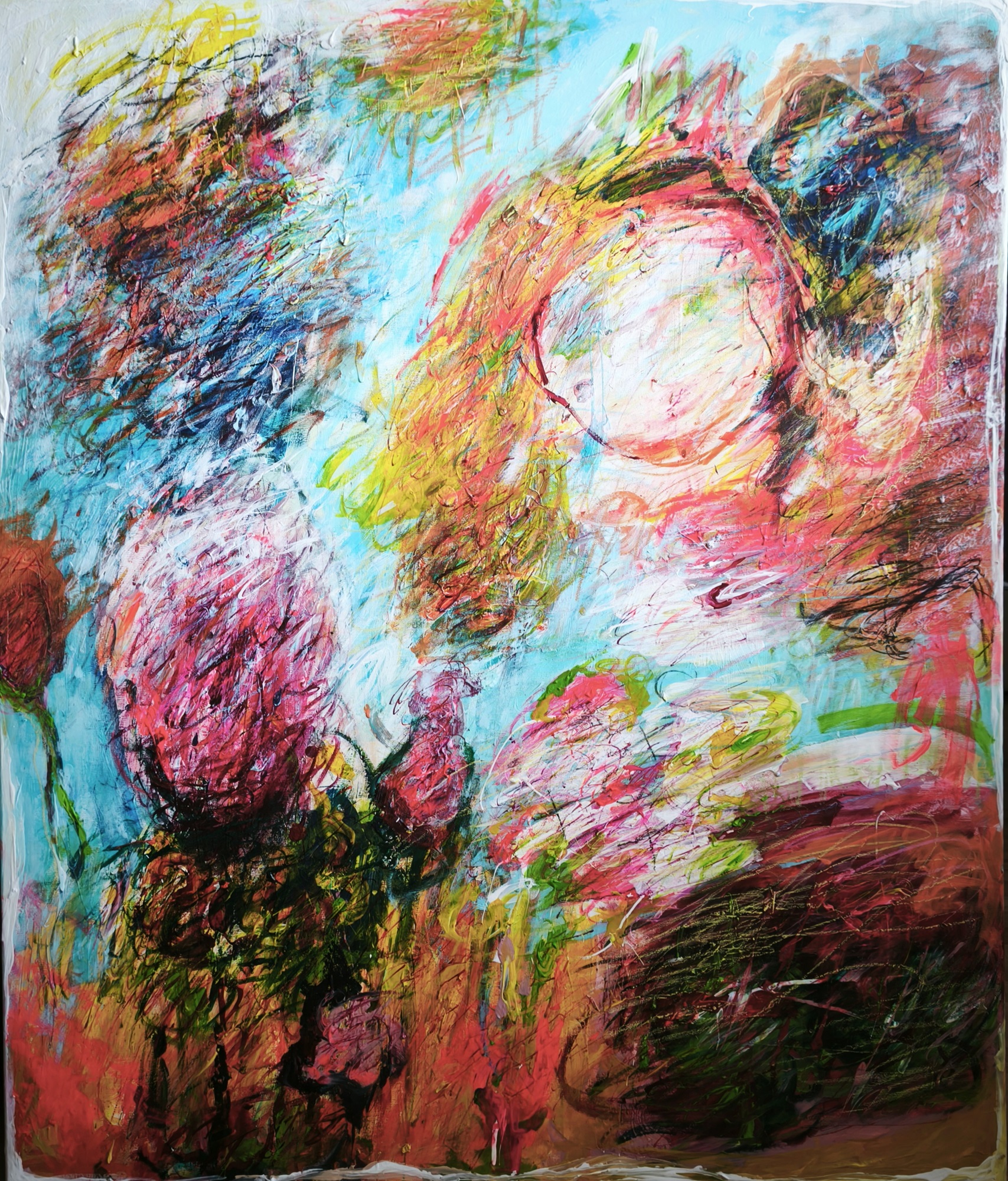 Princess in a secret garden, 110 x 130 cm