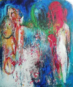 That day I was blind,  120 x 140 cm