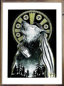 Obraz Vlk modlitba (print)