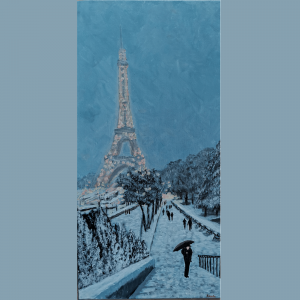 Sneženie v Paríži