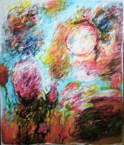 Princess in a secret garden, 110 x 130 cm