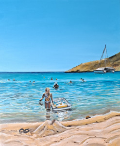 Kúpanie v lagúne
